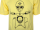T-Shirt Farbe: FrozenYellow - Motiv: Schwalbe Kumpel - 100% Baumwolle S