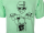 T-Shirt Farbe: NeonMint - Motiv: S51 Kumpel - 100% Baumwolle XXL