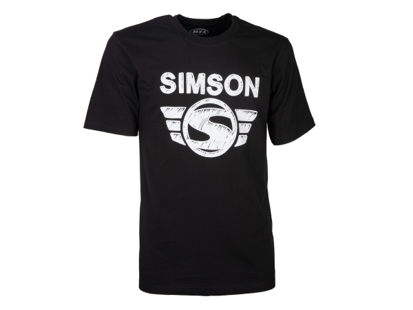 T-Shirt Farbe: schwarz - Motiv: SIMSON - 100% Baumwolle XXXL