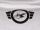 T-Shirt Farbe: weiß - Motiv: Schwalbe auf Olympiablau - 100% Baumwolle XS