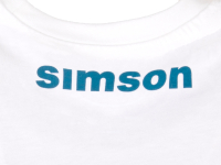 T-Shirt Farbe: weiß - Motiv: SIMSON Cross - 100% Baumwolle XXL