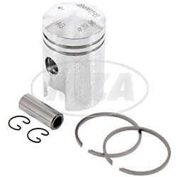 50ccm Kolben mit 2 Kolbenringen 40mm - S50, KR51/1, SR4 - ML-Megu 40 + 0,50mm 2. Schleifmaß