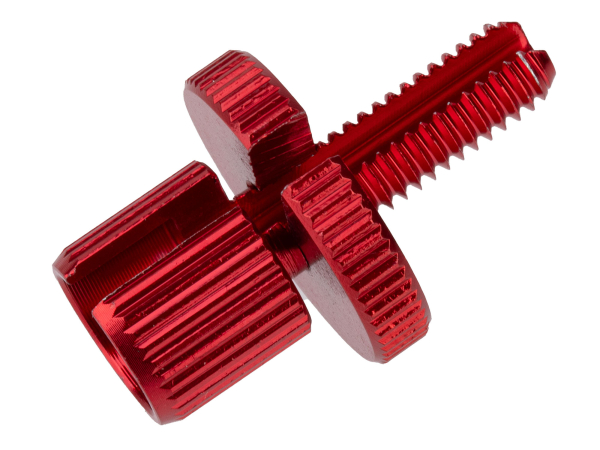 Farbig elixierte Stellschrauben für Bowdenzüge - Lenkerarmaturen Rot