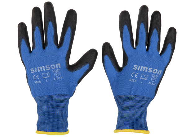 Simson Arbeitshandschuhe blau S