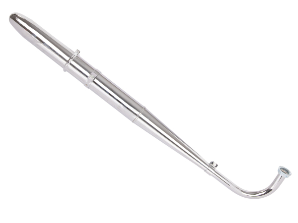 Spitztüte verchromt - Zigarrenauspuff für Schwalbe Kr51/1, Star SR4-2
