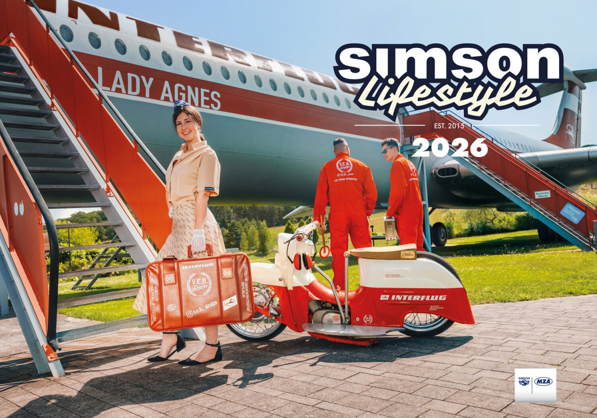 Simson Lifestyle-Kalender 2026 von MZA, 17,11