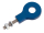 CNC Kettenspanner eloxiert massiv für S51, Schwalbe Blau