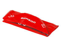 Sitzbezug rot für Simson S51 Enduro - gesteppt