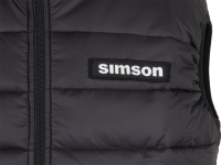 Steppweste mit Simson Aufdruck -Schwarz XXL