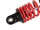 SET: Federbeine YSS Twin PRO-X 360mm für S50, S51, SR50, SR80 Chrom - Rot