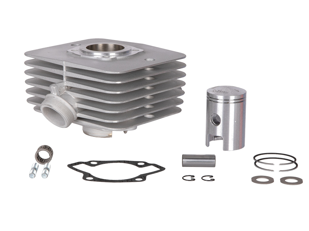 NPC Beschichteter Aluminium Zylinder für Simson S50 mit Megu Kolben