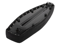 Flache Tuning Sitzbank - Karo - Alcantara schwarz für Simson S51