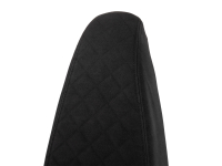 Flache Tuning Sitzbank - Karo - Alcantara schwarz für Simson S51