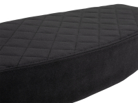 Flache Tuning Sitzbank - Karo - Alcantara schwarz für Simson S51
