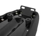 Flache Tuning Sitzbank - Waben - Alcantara schwarz für Simson S51