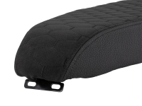 Flache Tuning Sitzbank - Waben - Alcantara schwarz für Simson S51