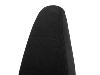 B-Ware! Flache Tuning Sitzbank - Gestreift - Alcantara schwarz für Simson S51