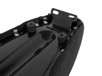 Flache Tuning Sitzbank - Gestreift - Alcantara schwarz für Simson S51