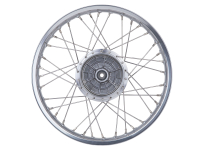 Poliert - MZA Speichenrad 1,5x16 Zoll Aluminium + Edelstahlspeichen S50, S51, Schwalbe KR51/2 KR51/1