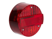 Rotes Rücklicht komplett für S51, Schwalbe KR51/2, SR50 - 120mm mit Kennzeichenbeleuchtung
