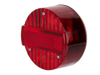 Rotes Rücklicht komplett für S51, Schwalbe KR51/2, SR50 - 120mm mit Kennzeichenbeleuchtung