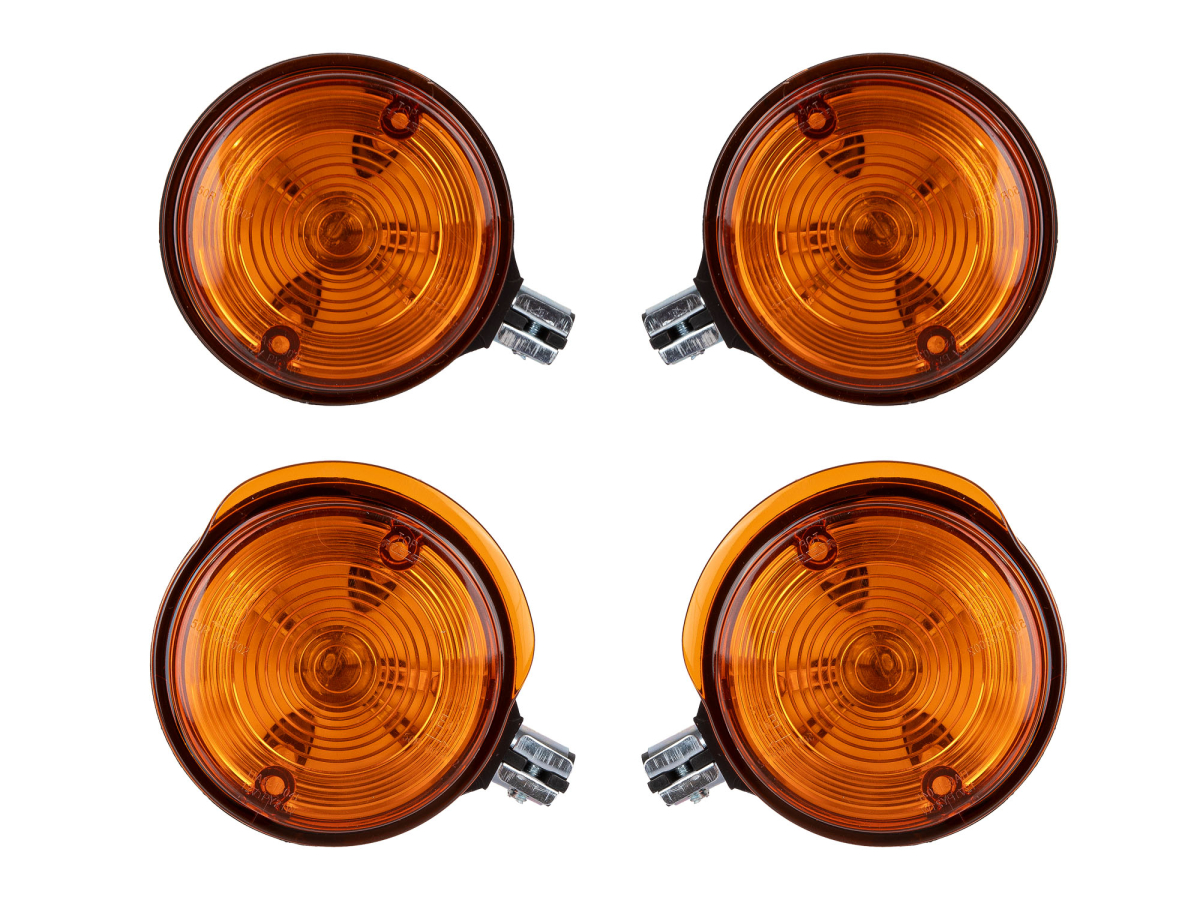 Blinker 12V Blinkleuchte Halter Set Schwarz Für Simson S51 S50 S70 SR50 SR80