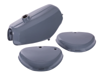 Tankset Kraftsoffbehälter & Seitendeckel S51, S50 Dunkelgrau