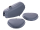 SET - Schutzbleche & Tank für Seitendeckel Dunkelgrau RAL 7011