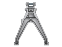 Simson S51 Hauptständer - Länge und Farbe wählbar + 2,7cm - Aluminium Natur