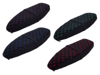 Farbige Tuning Sitzbank flach - Waben - Alcantara Leder...