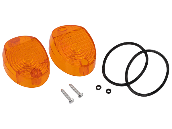 Set Grau getönte Lichtaustrittscheiben 8580.26 Schwalbe, Star