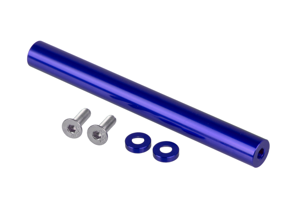 CNC Aufbockgriff für Simson S51 & S50 – Aluminium eloxiert Blau