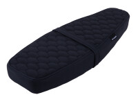 S2 Tuning Sitzbank - Waben - Alcantara schwarz für Simson S51