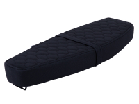 S2 Tuning Sitzbank - Waben - Alcantara schwarz für Simson S51