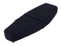 S2 Tuning Sitzbank - Waben - Alcantara schwarz für Simson S51