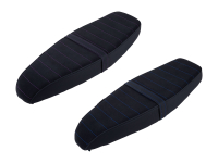 Farbige Tuning Sitzbank flach - Gestreift - Alcantara...