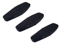 S2 Farbige Tuning Sitzbank flach - Gestreift - Alcantara...
