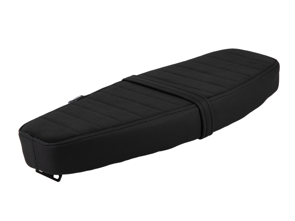 S2 Tuning Sitzbank - Gestreit - Alcantara schwarz für Simson S51
