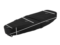 S2 Tuning Sitzbank - Gestreift - Alcantara schwarz...