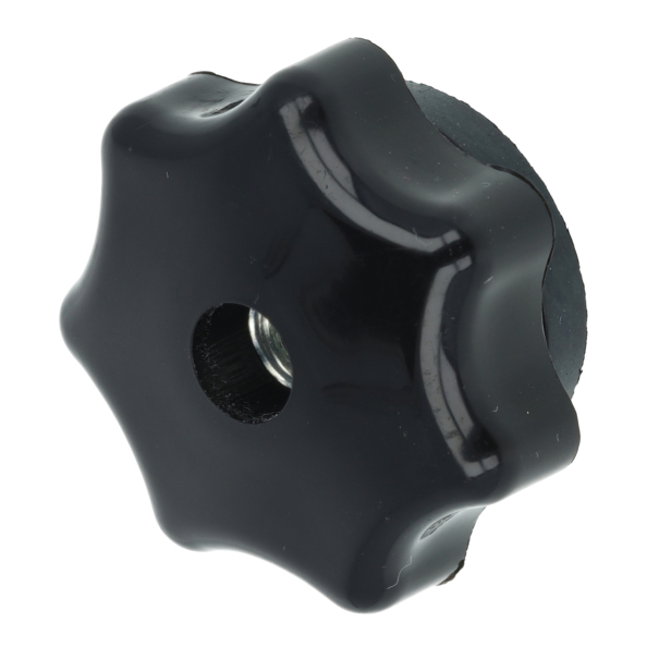 Set Sterngriffmutter m. Druckscheibe schwarz Motorabdeckung Haube SR50, SR4, KR51