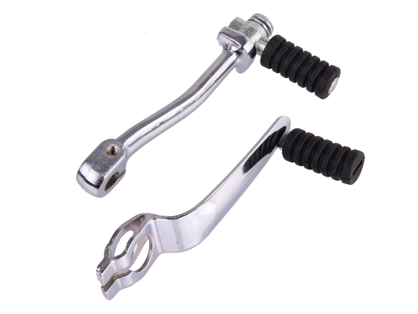 Set Klappbarer Kickstarter & Schaltebel verchromt für Simson S51, S70