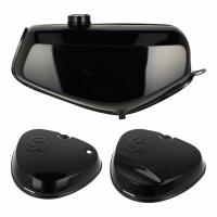 Simson Enduro Tankset mit eckigen Seitendeckel +...