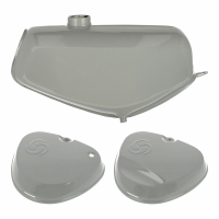 Simson Enduro Tankset mit eckigen Seitendeckel +...