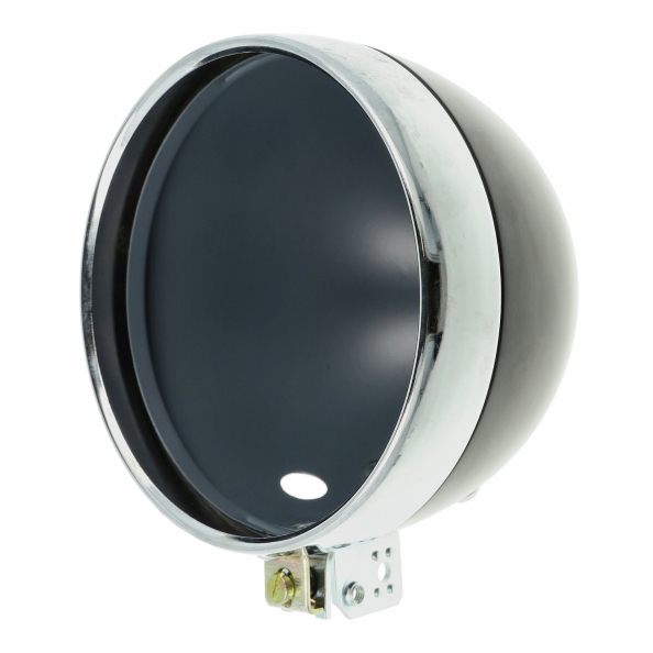 Set Scheinwerfergehäuse schwarz + Lampenring Chrom für Simson S50