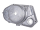 ML-MEGU Kupplungsdeckel mit 5 Gang Prägung (S51, S70, KR51/2, SR50) Aluminium Natur