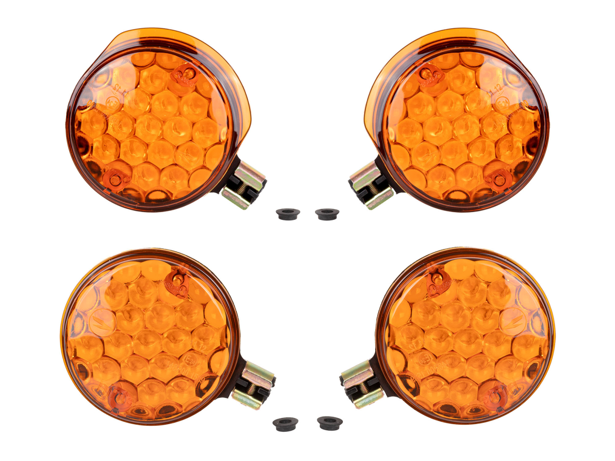 Simson S51 12V LED Blinker im Set - orange