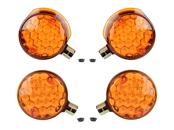 Simson S51 12V LED Blinker im Set - orange