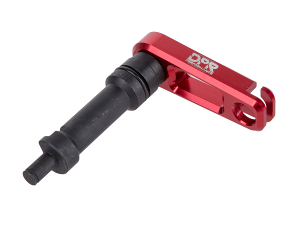 CNC Kupplungshebel am Motor eloxiert für Simson S51, SR50, Schwalbe KR51/2 Rot