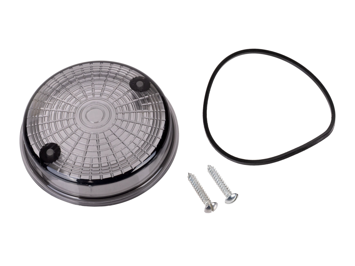 Schwarz Lichtaustritt, hinten für Blinker, rund, 8580.23-002/1 S51, S70, SR50, SR80