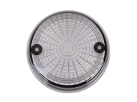 Schwarz Lichtaustritt, hinten für Blinker, rund,...